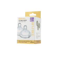 Load image into Gallery viewer, Simba Wide Neck Round Hole Anti-Colic Nipple 2P