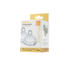 Load image into Gallery viewer, Simba Wide Neck Round Hole Anti-Colic Nipple 2P