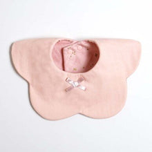 Load image into Gallery viewer, 10mois Bib Pink With Gold Star and Moon