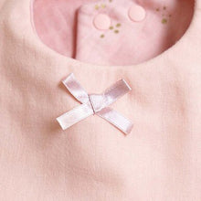Load image into Gallery viewer, 10mois Bib Pink With Gold Star and Moon