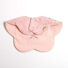 Load image into Gallery viewer, 10mois Bib Pink With Gold Star and Moon