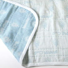 Load image into Gallery viewer, SOULEIADO 4 Layer Gauze Baby Blanket Mint