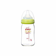 Load image into Gallery viewer, Pigeon Wide Breastfeeding Feeling Heat Resistant Glass Baby Bottle
